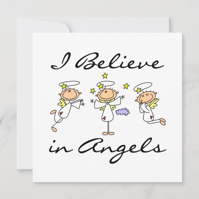 Ik geloof in Angels T-shirts en cadeautjes (Voorkant)