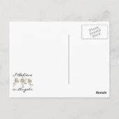Ik geloof in Angels T-shirts en cadeautjes Briefkaart (Achterkant)