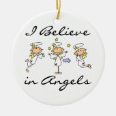 Ik geloof in Angels T-shirts en cadeautjes Keramisch Ornament (Voorkant)