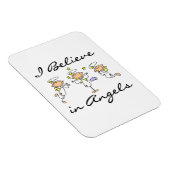 Ik geloof in Angels T-shirts en cadeautjes Magneet (Rechterzijde)