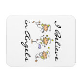 Ik geloof in Angels T-shirts en cadeautjes Magneet (Horizontaal)