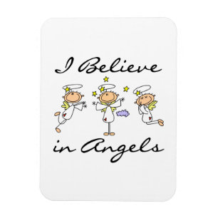 Ik geloof in Angels T-shirts en cadeautjes Magneet