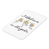 Ik geloof in Angels T-shirts en cadeautjes Magneet (Linkerzijde)