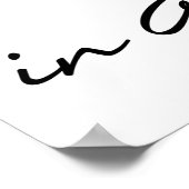 Ik geloof in Angels T-shirts en cadeautjes Poster (Hoek)