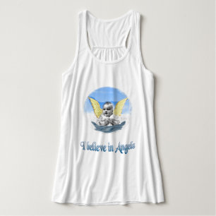 Ik geloof in Angels Tanktop