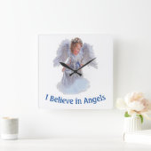 Ik geloof in Angels Vierkante Klok (Huis)