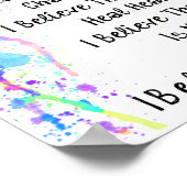 Ik geloof in Art Manifesto Promotion Poster (Hoek)