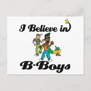 ik geloof in B-boys Briefkaart