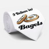 ik geloof in bagels stropdas (Opgerold)