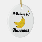 ik geloof in bananen keramisch ornament (Rechts)