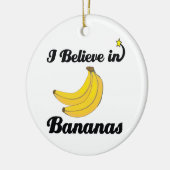 ik geloof in bananen keramisch ornament (Links)