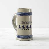 Ik geloof in Bigfoot Beer Stein Bierpul (Voorkant links)