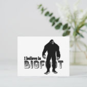 Ik geloof in BIGFOOT Briefkaart (Staand voorkant)