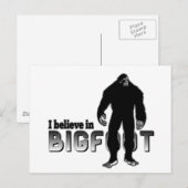 Ik geloof in BIGFOOT Briefkaart (Voorkant / Achterkant)
