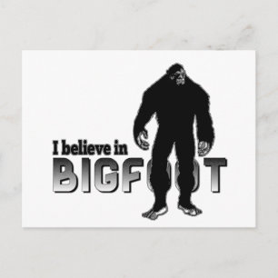 Ik geloof in BIGFOOT Briefkaart