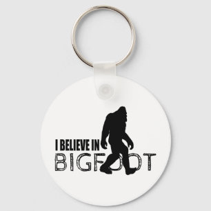Ik geloof in Bigfoot Cool Squatch in Black Sleutelhanger