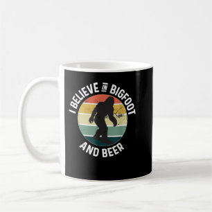 Ik geloof in Bigfoot en Beer Sasquatch T-shirt Koffiemok