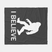 Ik geloof in Bigfoot Fleece Deken (Voorkant (Horizontaal))