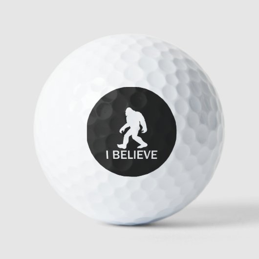 Ik geloof in Bigfoot Golfballen (Voorkant)