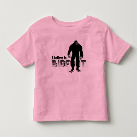 Ik geloof in BIGFOOT Kinder Shirts (Voorkant)