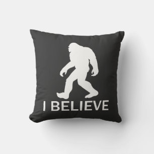 Ik geloof in Bigfoot Kussen
