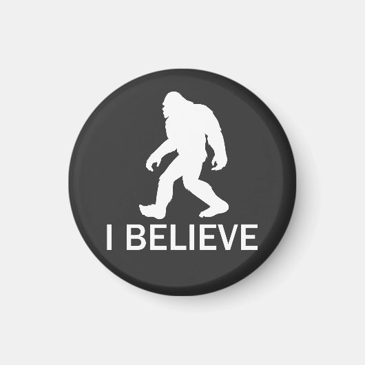 Ik geloof in Bigfoot Magneet (Voorkant)