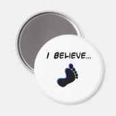 Ik geloof in Bigfoot Magneet (Voorkant / Achterkant)