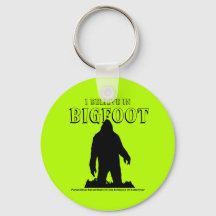 Ik geloof in bigfoot sleutelhanger