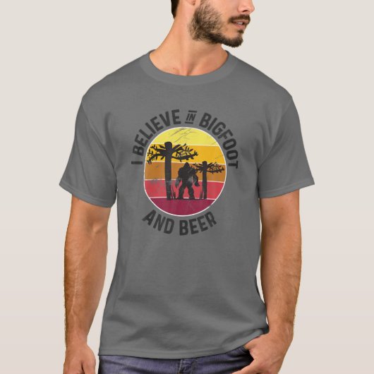 Ik geloof in Bigfoot T-shirt (Voorkant)