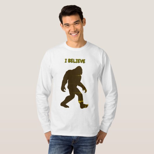 IK GELOOF IN BIGFOOT T-SHIRT (Voorkant volledig)