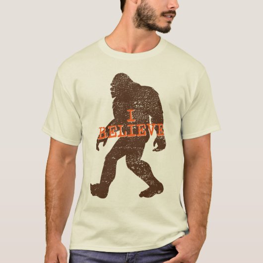 Ik geloof (in Bigfoot) T-shirt (Voorkant)