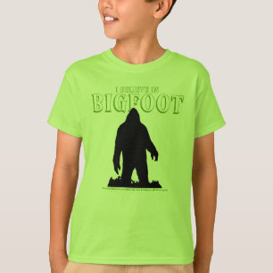 Ik geloof in Bigfoot voor kinderen T-shirt