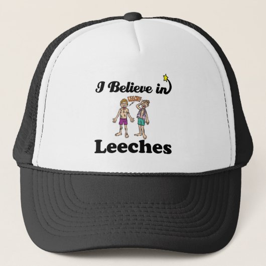 Ik geloof in bloedzuigers trucker pet (Voorkant)