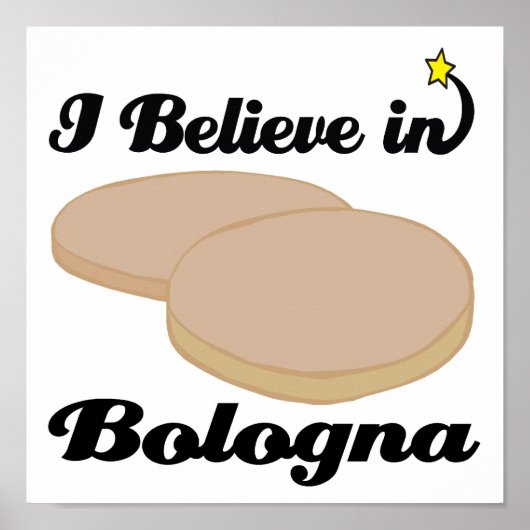 ik geloof in bologna poster (Voorkant)