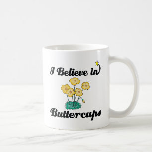ik geloof in boterbloemen koffiemok