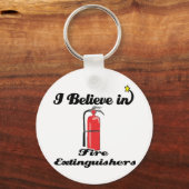ik geloof in brandblusapparaten sleutelhanger (Voorkant)