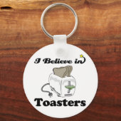 ik geloof in broodroosters sleutelhanger (Voorkant)