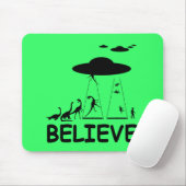 Ik geloof in buitenaardse wezens muismat (Met muis)