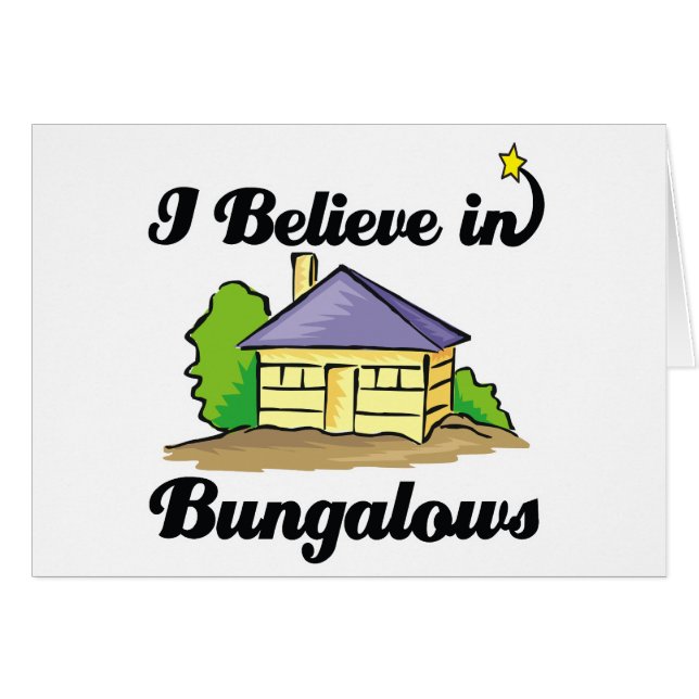 ik geloof in bungalows (Voorkant Horizontaal)