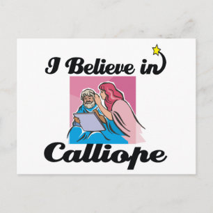 Ik geloof in Calliope Briefkaart