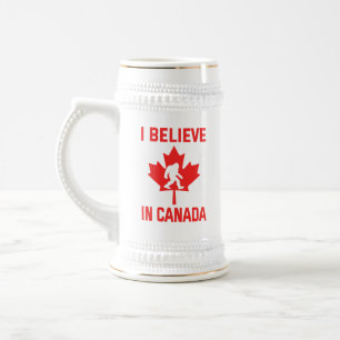 Ik geloof in Canada - Grappige Bigfoot Bierpul
