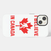 Ik geloof in Canada - Grappige Bigfoot iPhone Hoesje (Achterkant horizontaal)