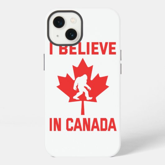 Ik geloof in Canada - Grappige Bigfoot iPhone Hoesje (Achterkant)