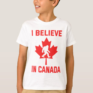 Ik geloof in Canada - Grappige Bigfoot T-shirt