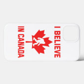 Ik geloof in Canada - grappige voet Case-Mate iPhone Case (Achterkant (horizontaal))