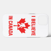 Ik geloof in Canada - grappige voet Case-Mate iPhone Case (Achterkant (horizontaal))