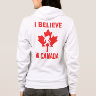 Ik geloof in Canada - grappige voet Hoodie