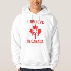 Ik geloof in Canada - grappige voet Hoodie
