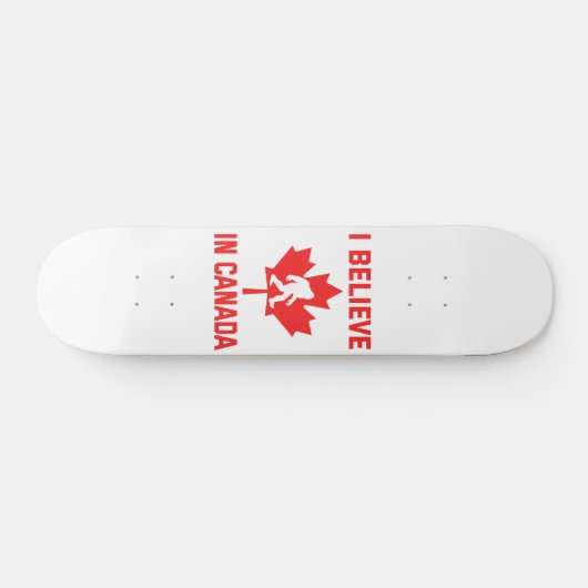 Ik geloof in Canada - grappige voet Persoonlijk Skateboard (Horizontaal)