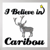 ik geloof in caribou poster (Voorkant)